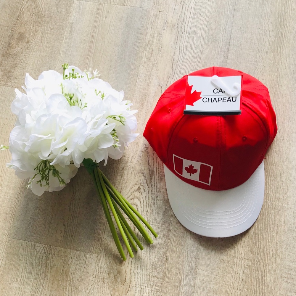 New With Tags Canada Cap. Red Colour. Maple leaf.